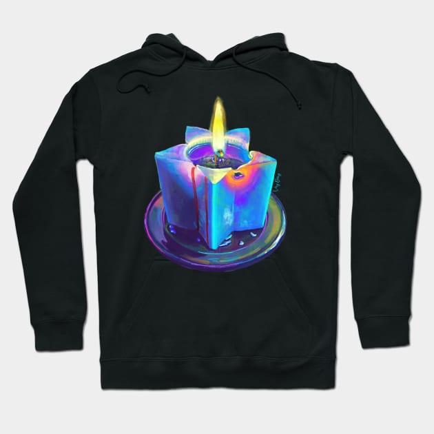 Handmade Starshaped Glowing Candle Hoodie by VeryBerry